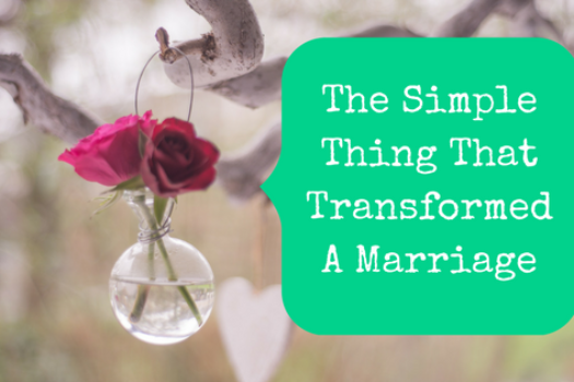 The Simple Thing That Transformed One Reader’s Marriage