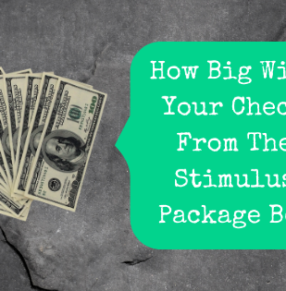 How Big Will Your Check From The Stimulus Package Be?